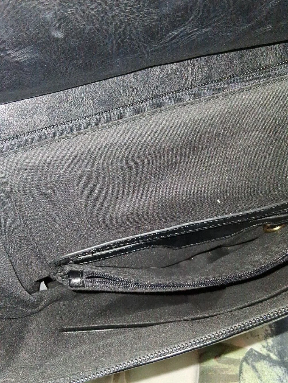 Sleek Black Faux Leather Women's Backpack Tote